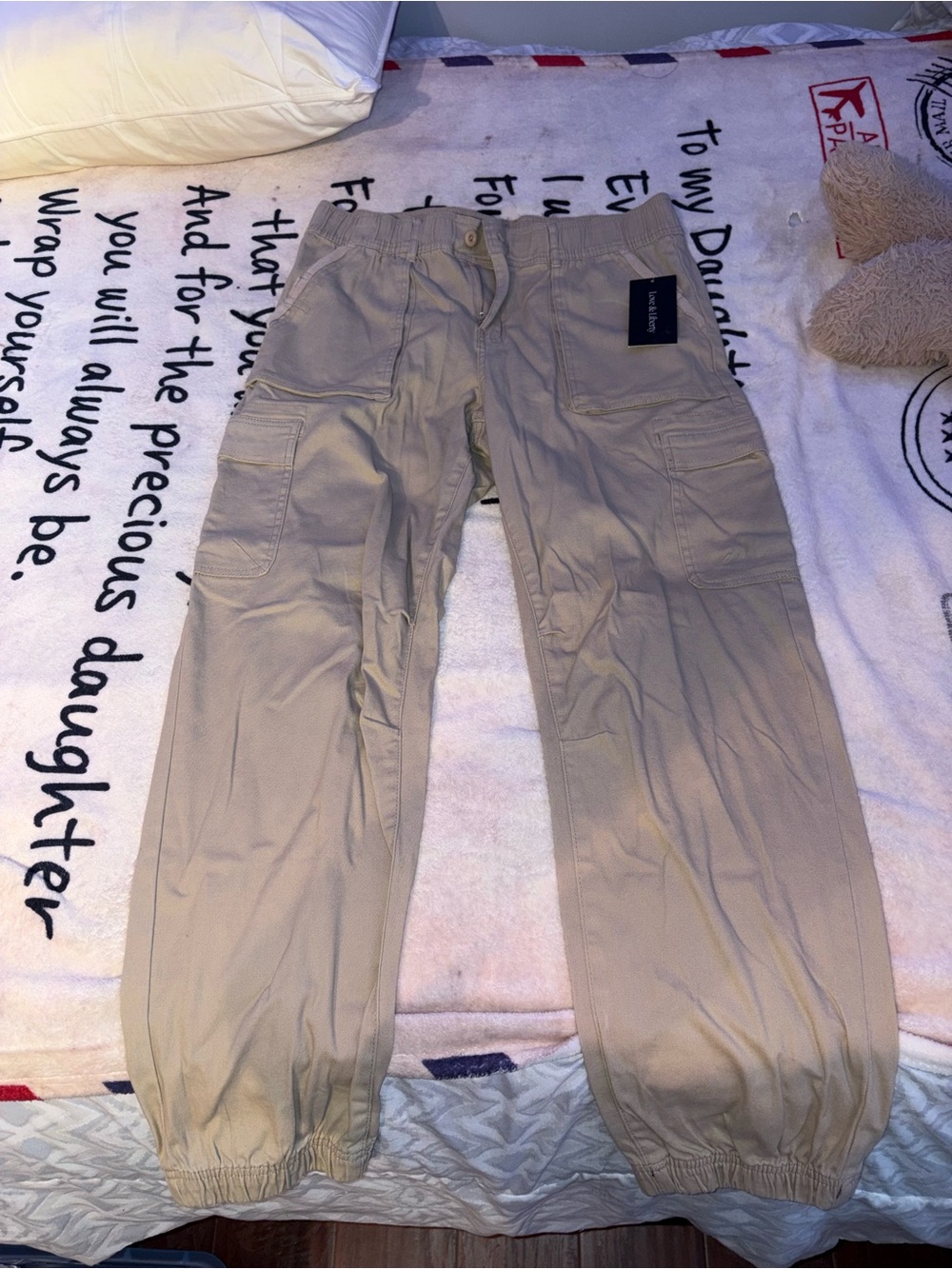 Khaki joggers